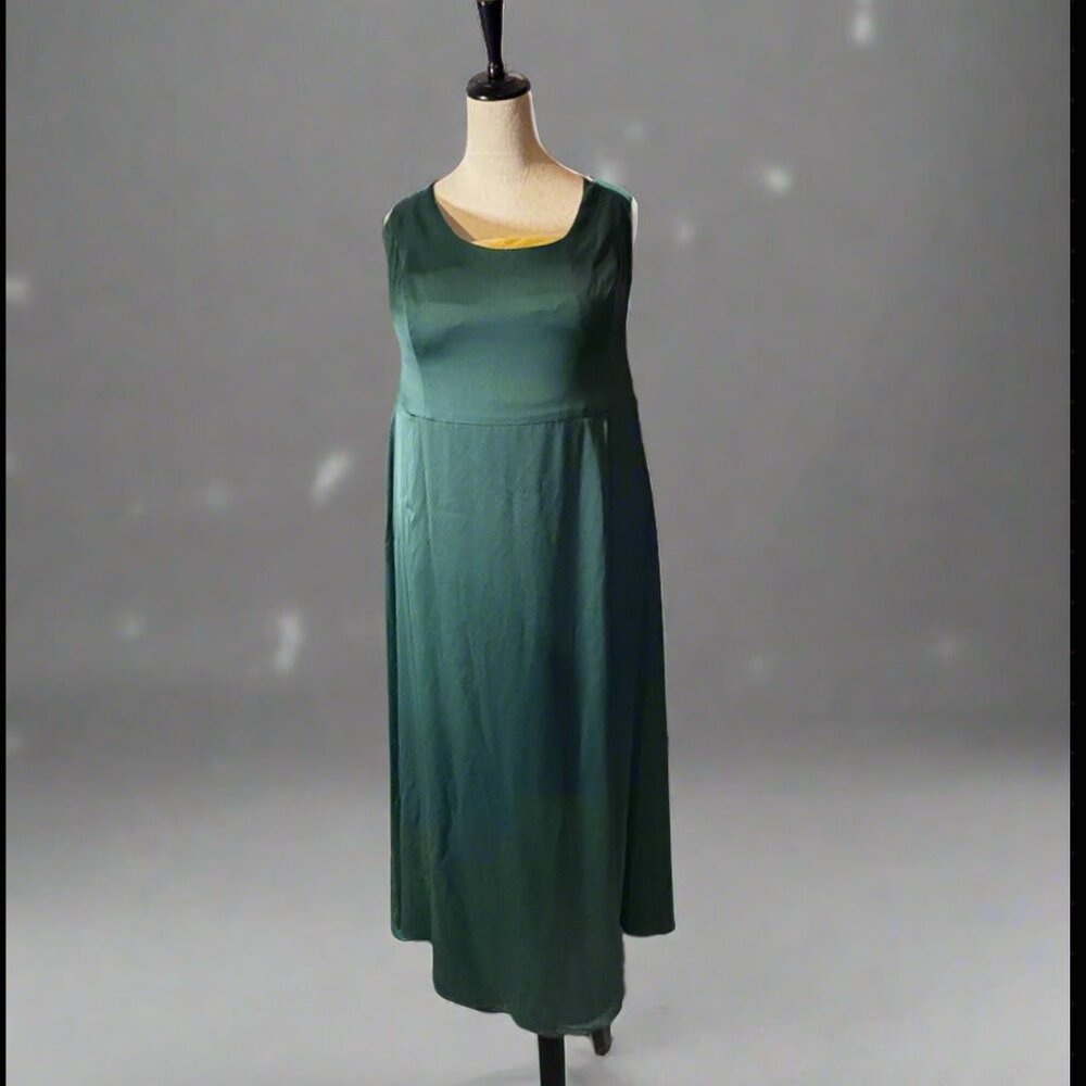 Davids bridal Green Maxi Gown